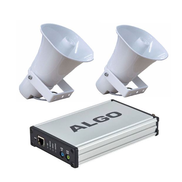 IP Bell Timer Pack with 2 x IP Horns & PoE Switch