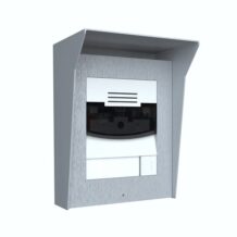 2N IP Solo / Control 4 DS2 Mini Shroud for Surface Mount Models - Silver (Solo-OWHS)