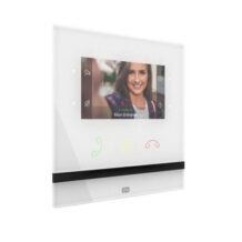2N 91378501WH Indoor Compact Intercom Monitor Answering Unit, White