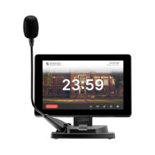 Algo 8450SG IP PA Console With Stand, Gooseneck Mic