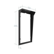2N IP Verso / Control 4 DS2 Shroud for Flush Mount Models - Black (Verso - IWHB)