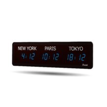 Bodet LED Multi Zone Clocks with option for 3 to 7 Cities / Zones